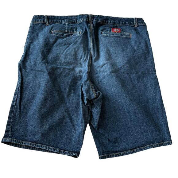 Dickies Shorts Womens Size 22 Denim Blue Board Summer Vintage 00s Y2K - Picture 3 of 8